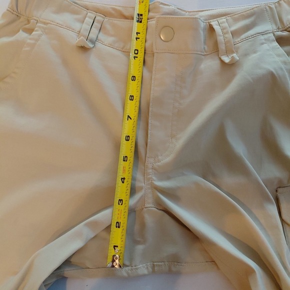 Duluth Trading Dry On The Fly Convertible Pants 10 X 33 Beige Khaki 56958 Hiking - Picture 6 of 12